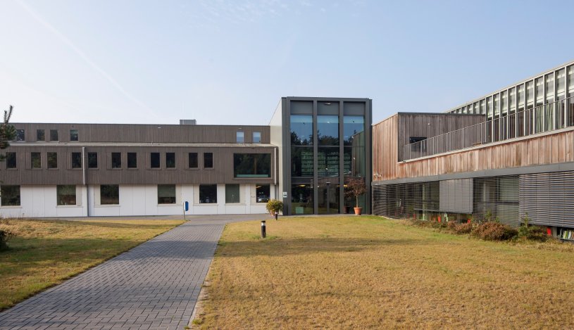 Gebouw van ASTRON in Dwingeloo