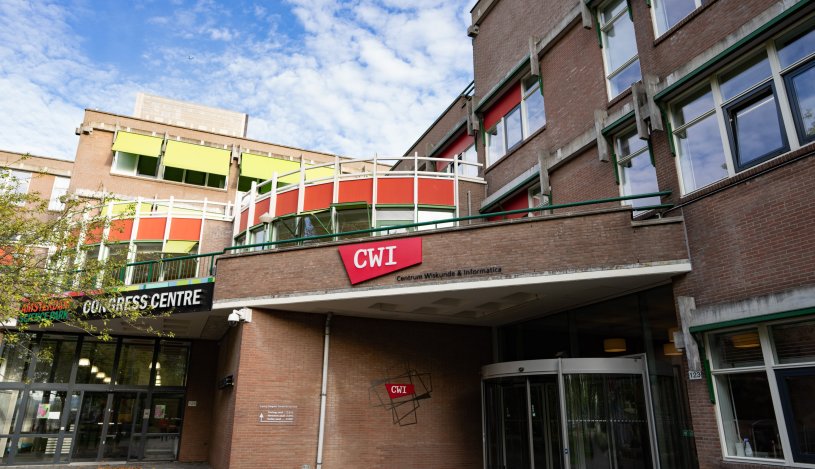 Gebouw van CWI op Amsterdam Science Park