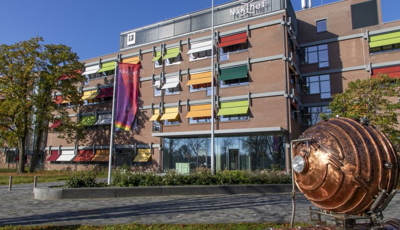 Gebouw van Nikhef op het Amsterdam Science Park
