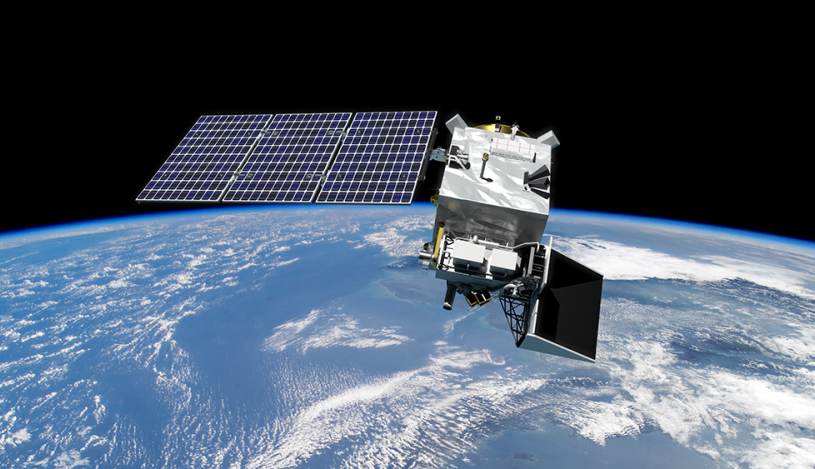PACE klimaatsatelliet. Credits: NASA GSFC
