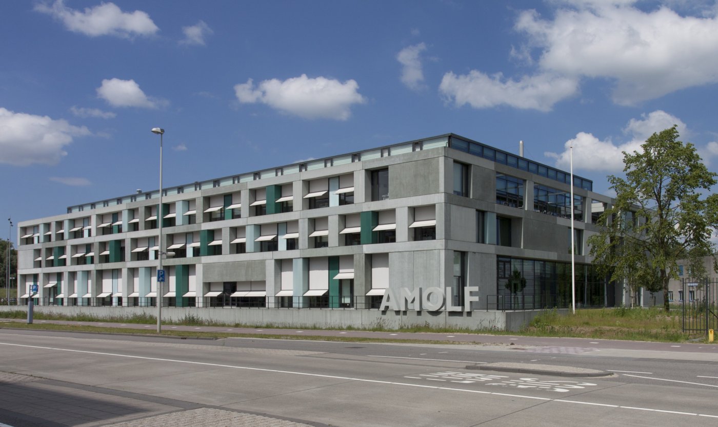 Gebouw van AMOLF op Amsterdam Science Park