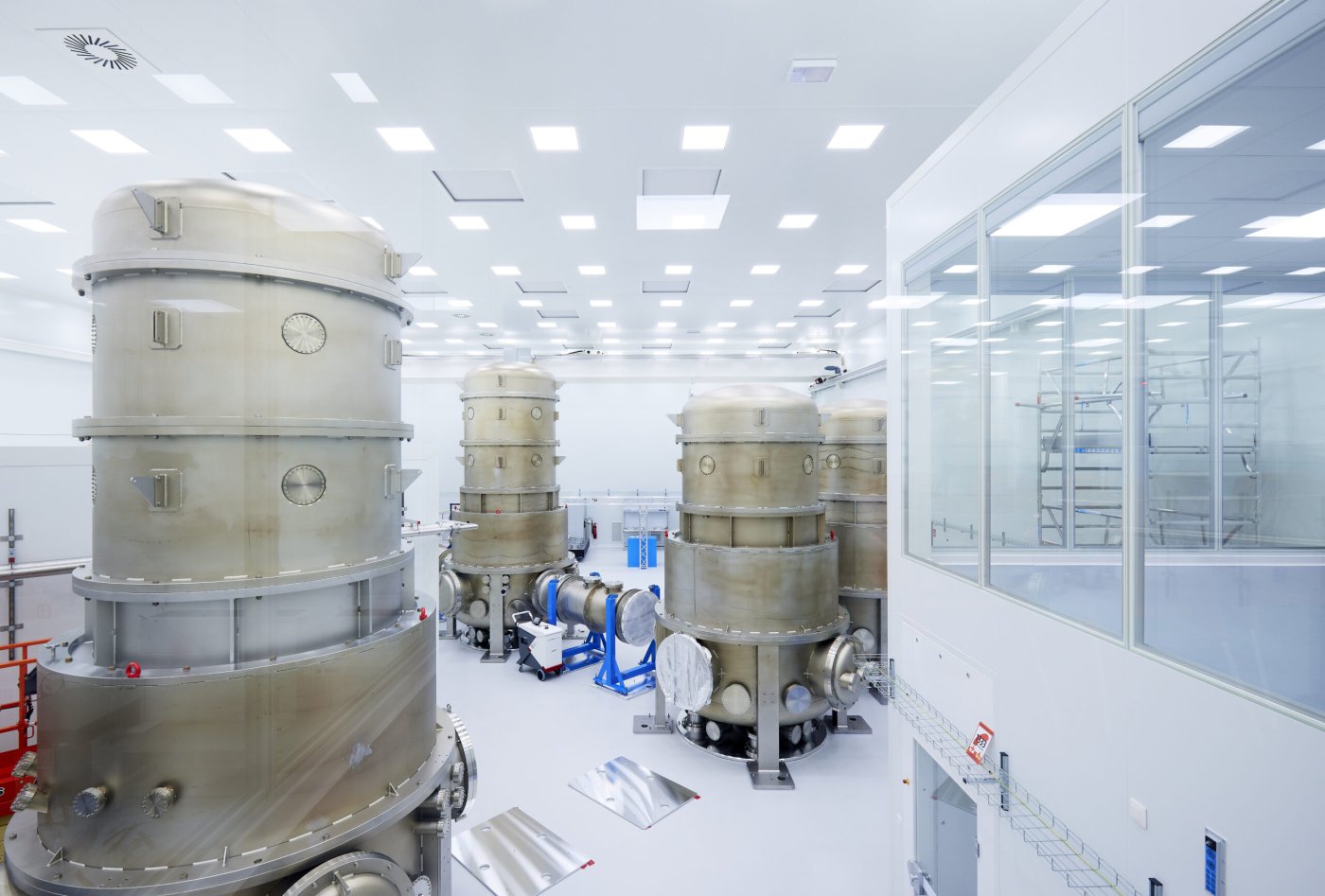 Een laboratorium in aanbouw