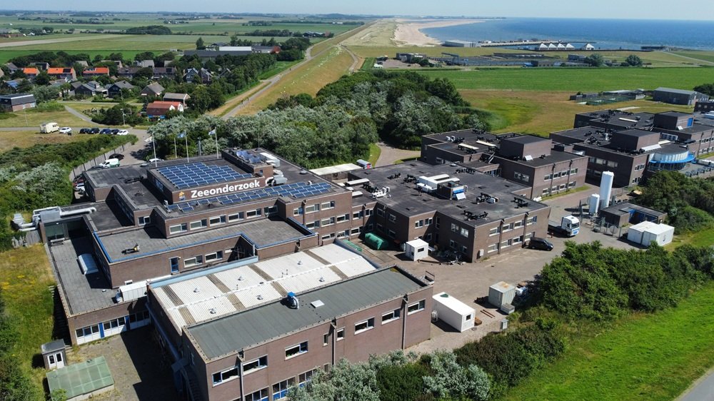 Gebouw van instituut NIOZ op Texel
