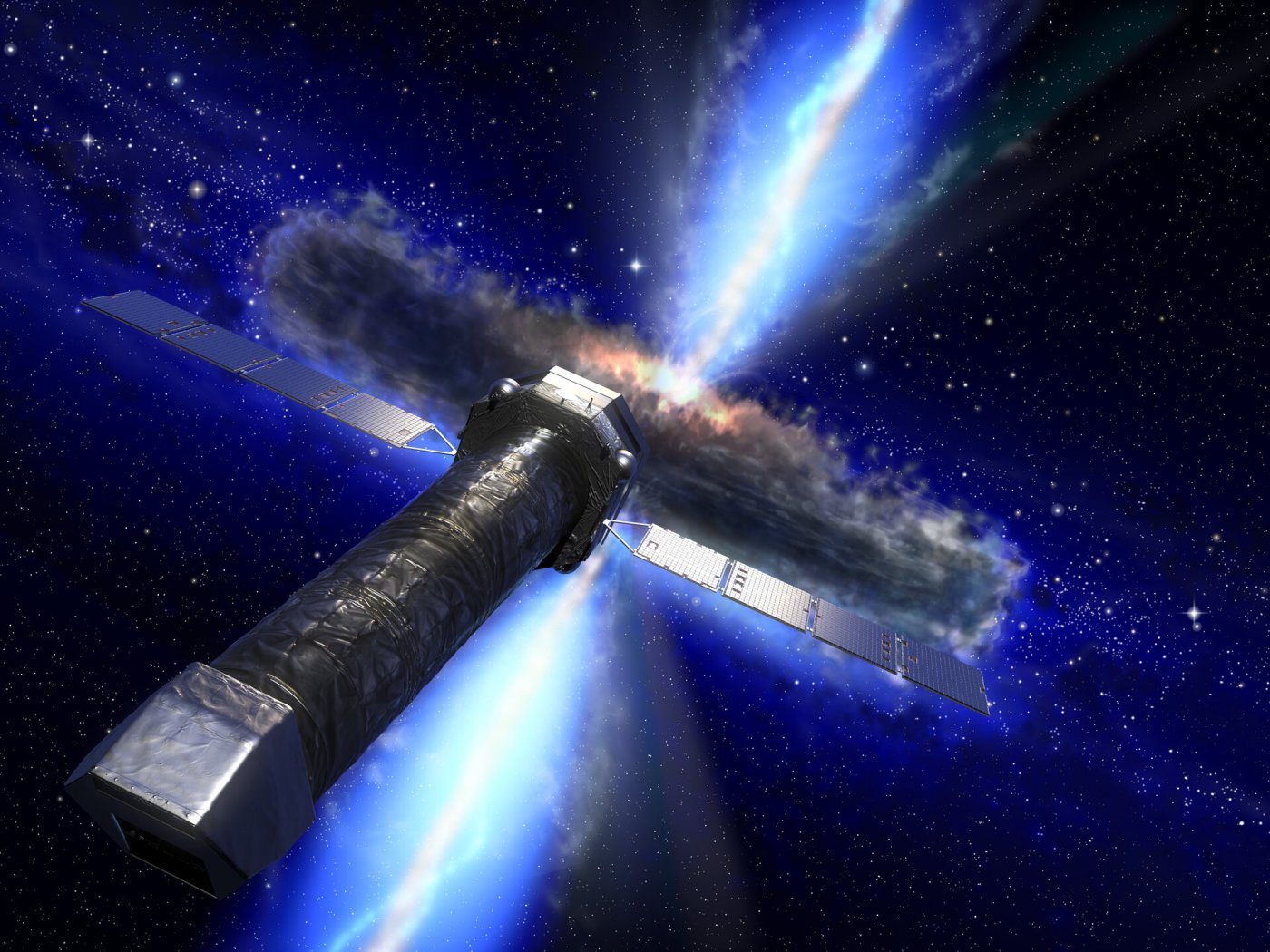 Impressie van de New Advanced Telescope for High ENergy Astrophysics (NewAthena)