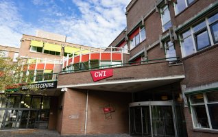 Gebouw van CWI op Amsterdam Science Park
