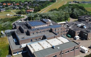 Gebouw van instituut NIOZ op Texel