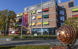 Gebouw van Nikhef op het Amsterdam Science Park