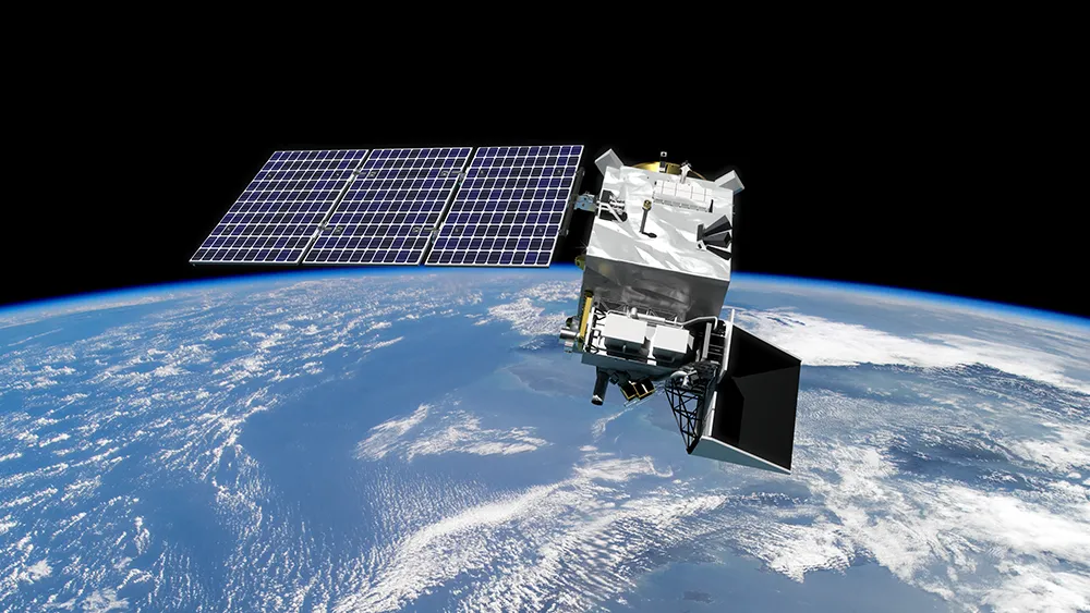 PACE klimaatsatelliet. Credits: NASA GSFC